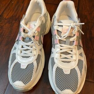 Nike White and Pink Athletic Shoes